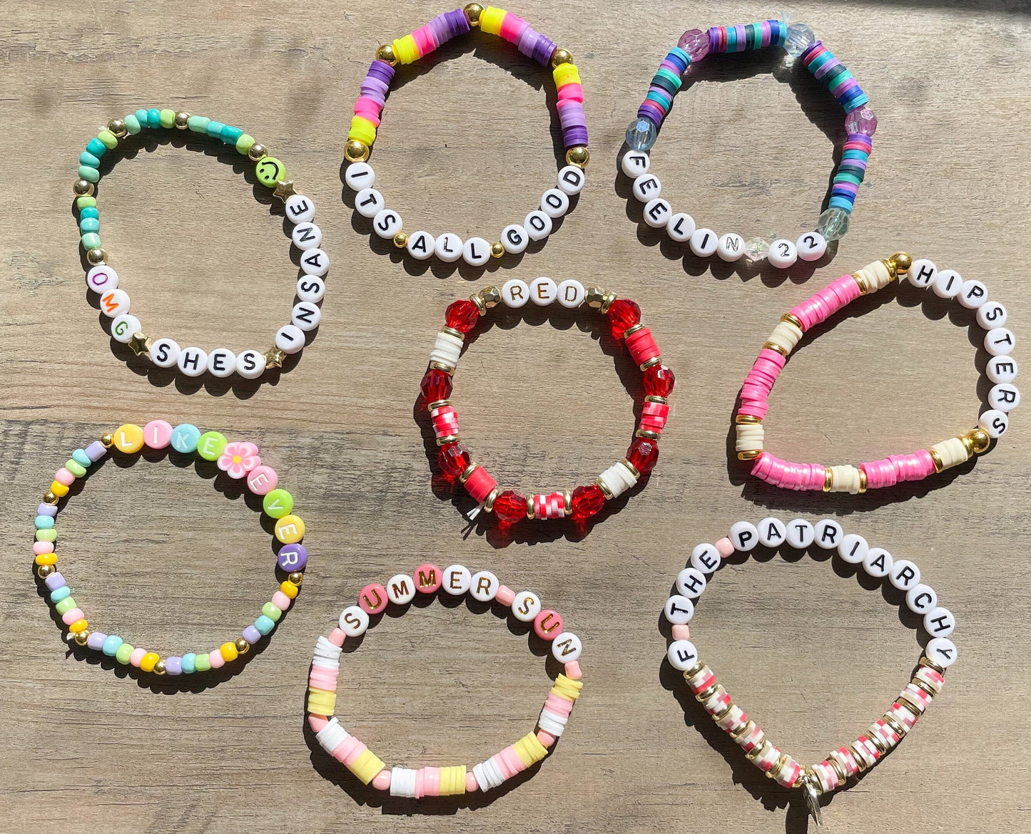 TAYLOR Eras Tour Friendship Trading Bracelets BY ERA (5-Packs)