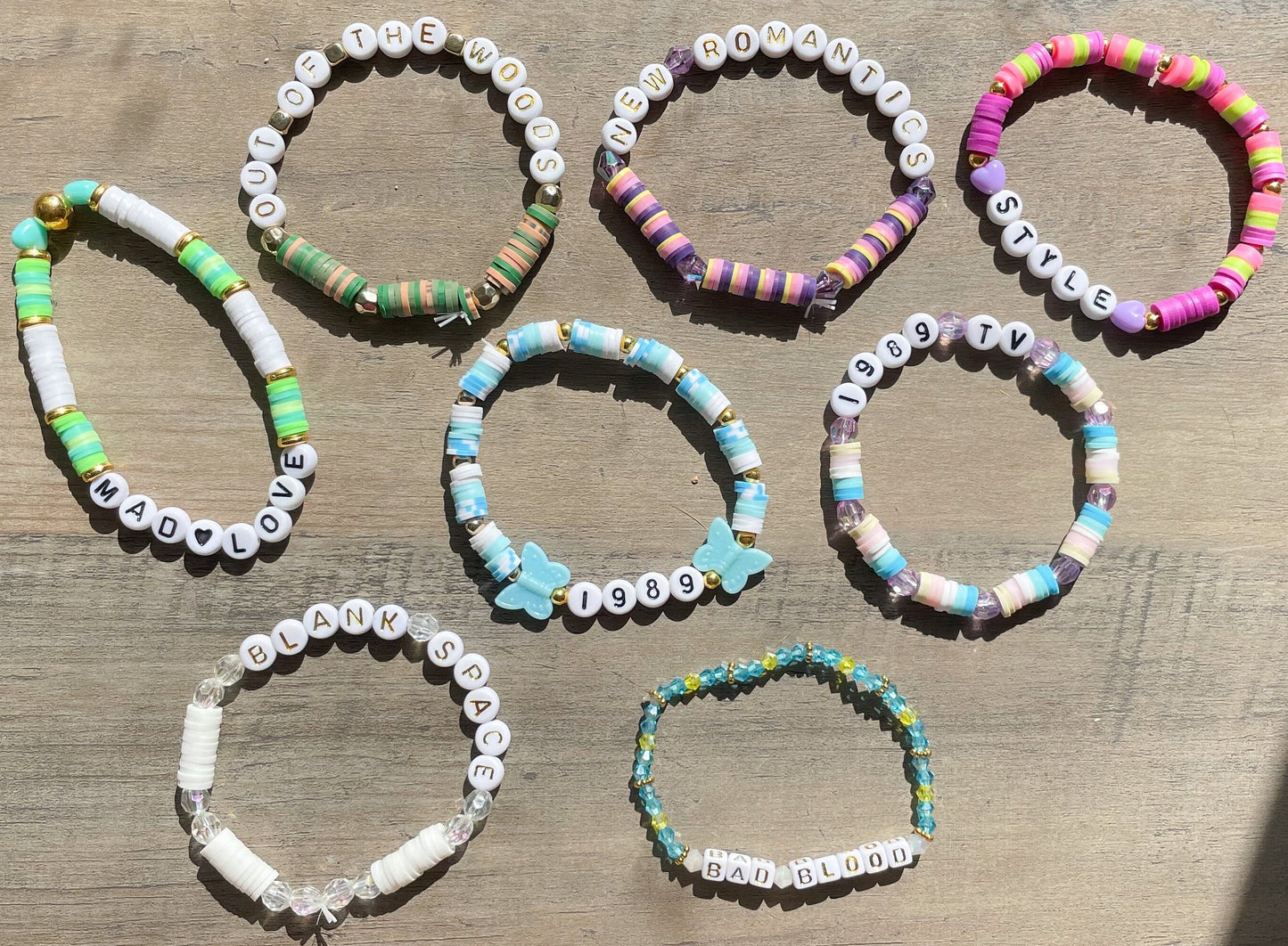 TAYLOR Eras Tour Friendship Trading Bracelets BY ERA (5-Packs)