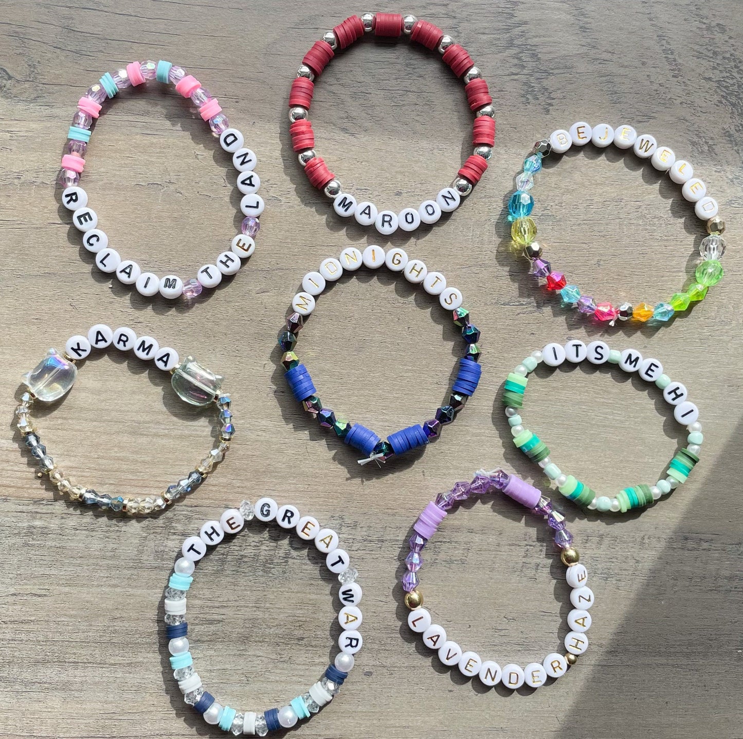 TAYLOR Eras Tour Friendship Trading Bracelets BY ERA (5-Packs)