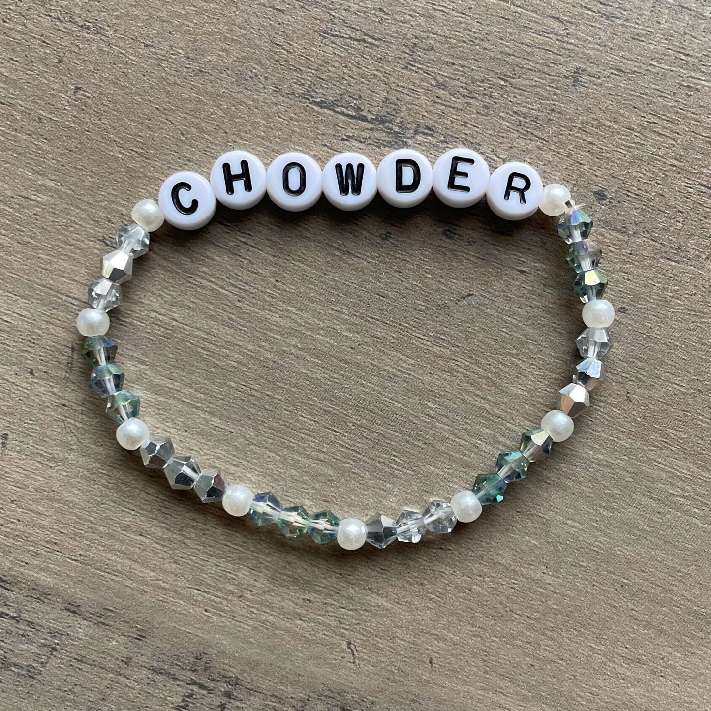 Bicone Custom Personalized Beaded Bracelets
