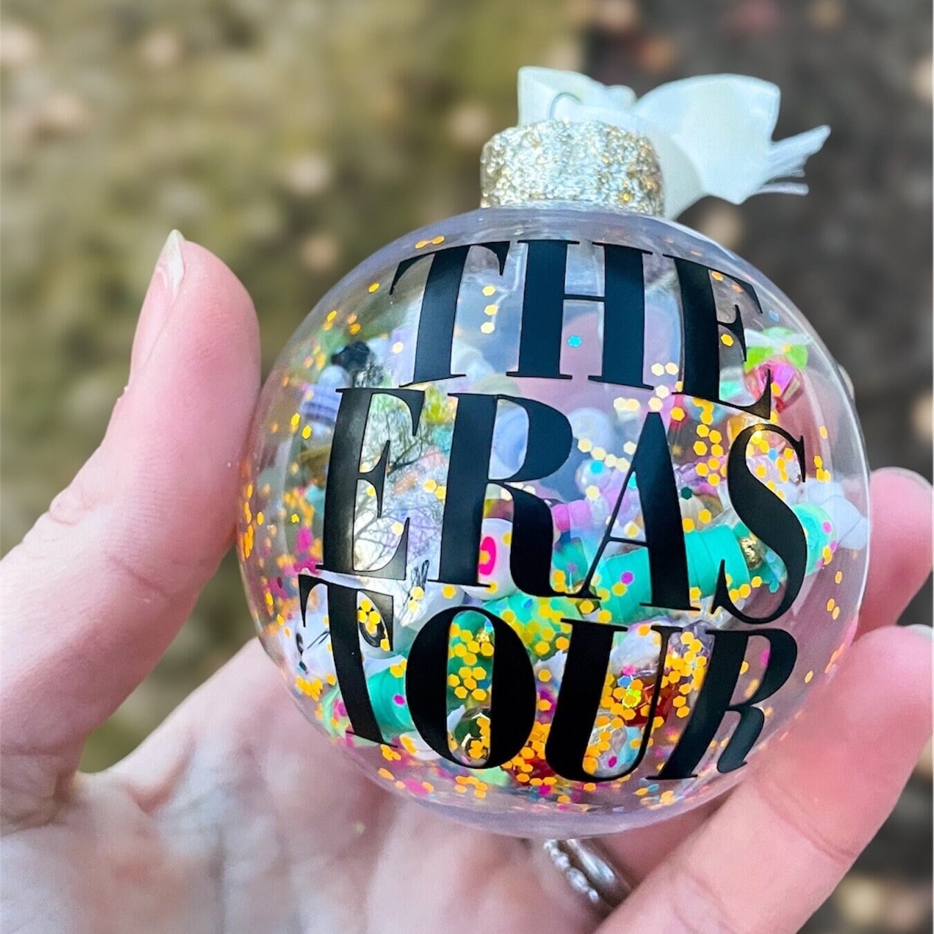 Taylor Ornament - Eras Tour Friendship Bracelet Keepsake, Cute Gift for Fans & Collectors, Perfect Holiday Decor