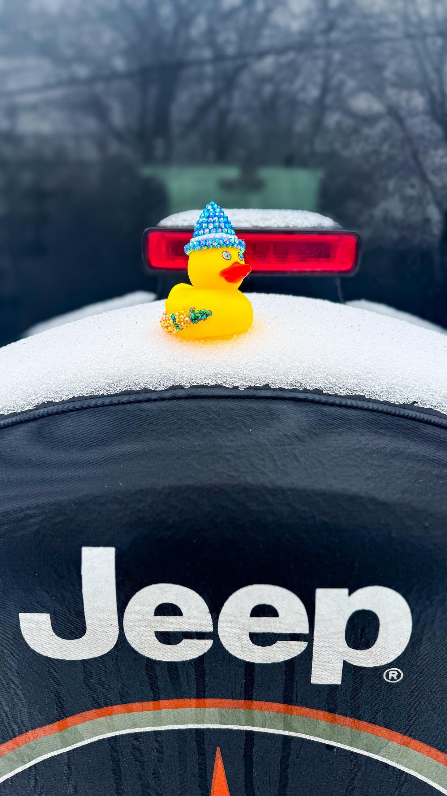 Rhinestone Duck | Witchy Rubber Duck | Bedazzled Bling Duck