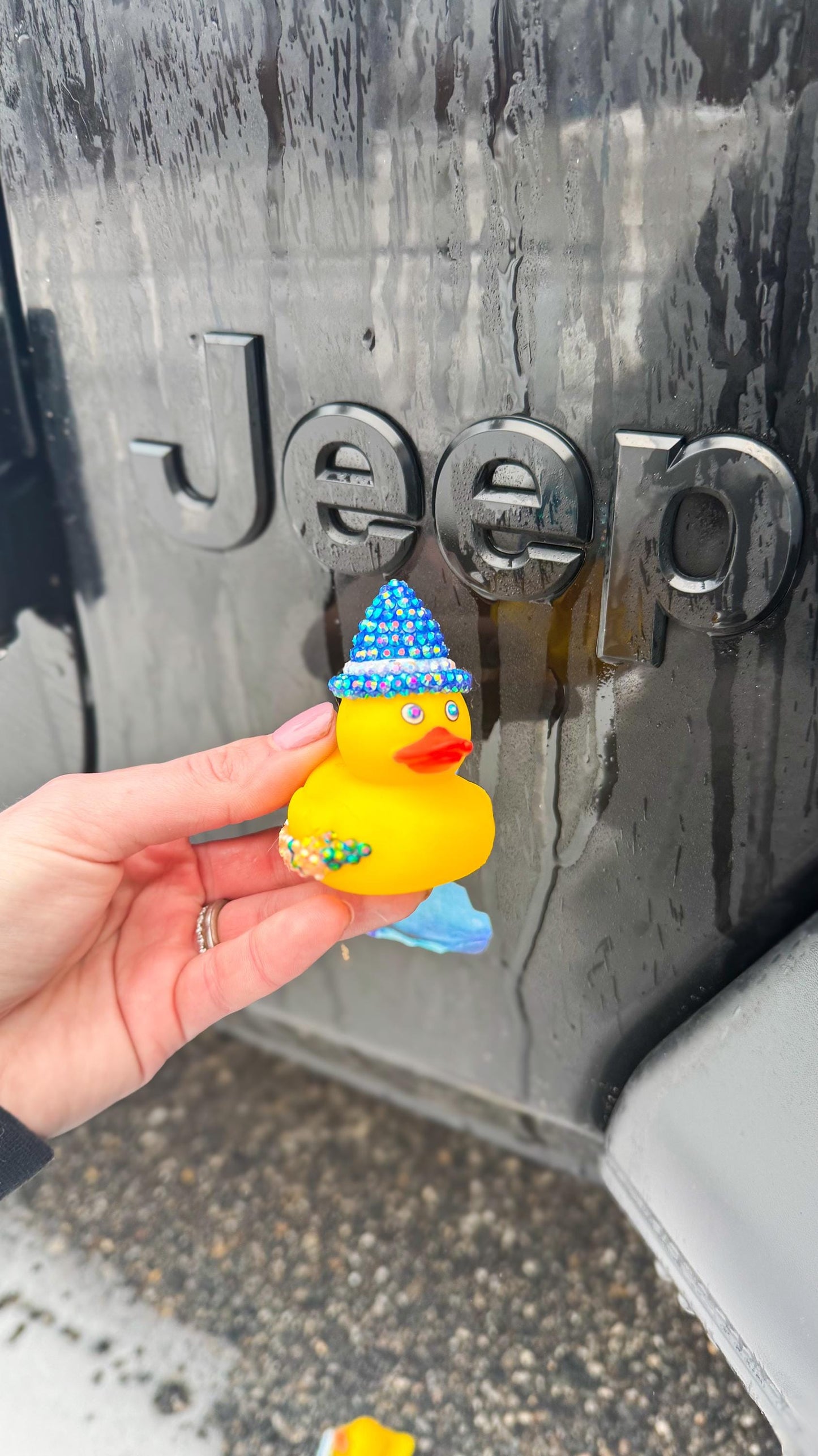 Rhinestone Duck | Witchy Rubber Duck | Bedazzled Bling Duck