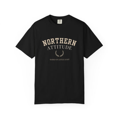 Northern Attitude | NK Inspired | Unisex Garment-Dyed T-Shirt, Casual Wear, Gift for Him/Her, Summer Style, Northern Pride, Adventure Tee