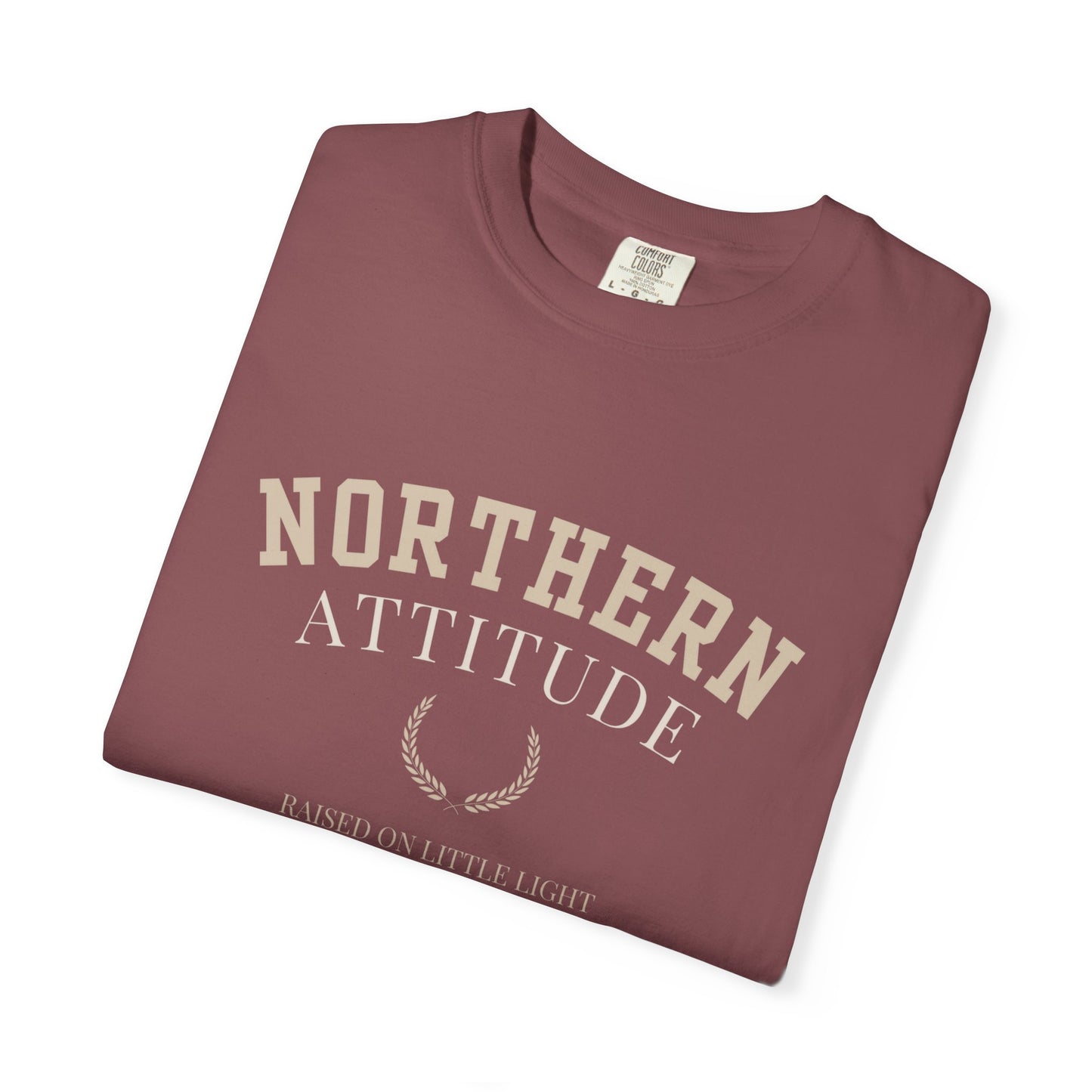 Northern Attitude | NK Inspired | Unisex Garment-Dyed T-Shirt, Casual Wear, Gift for Him/Her, Summer Style, Northern Pride, Adventure Tee