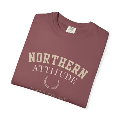 Northern Attitude | NK Inspired | Unisex Garment-Dyed T-Shirt, Casual Wear, Gift for Him/Her, Summer Style, Northern Pride, Adventure Tee