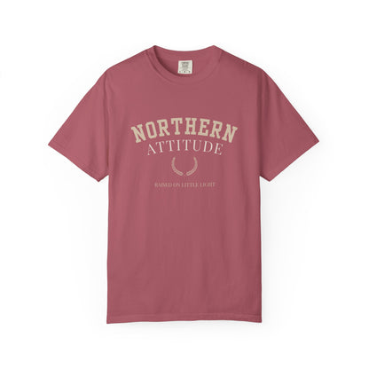 Northern Attitude | NK Inspired | Unisex Garment-Dyed T-Shirt, Casual Wear, Gift for Him/Her, Summer Style, Northern Pride, Adventure Tee