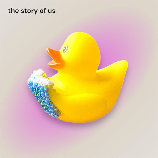 Rhinestone Duck | Book Worm Chick | The Story of Us Rubber Duck | Bedazzled Bling Duck