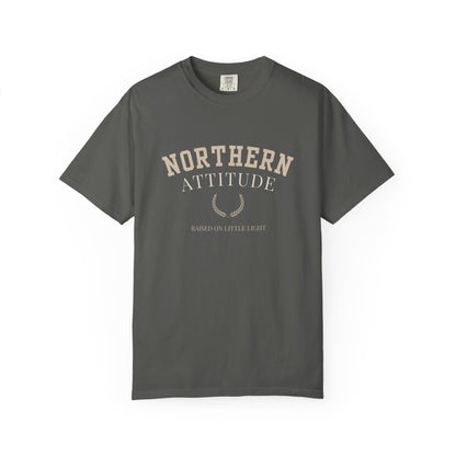 Northern Attitude | NK Inspired | Unisex Garment-Dyed T-Shirt, Casual Wear, Gift for Him/Her, Summer Style, Northern Pride, Adventure Tee