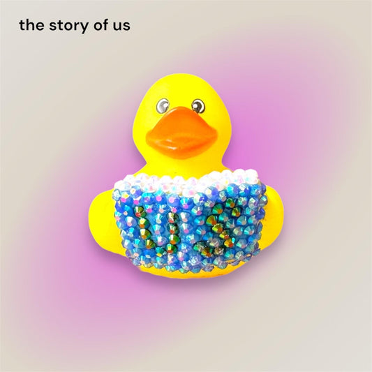 Rhinestone Duck | Book Worm Chick | The Story of Us Rubber Duck | Bedazzled Bling Duck